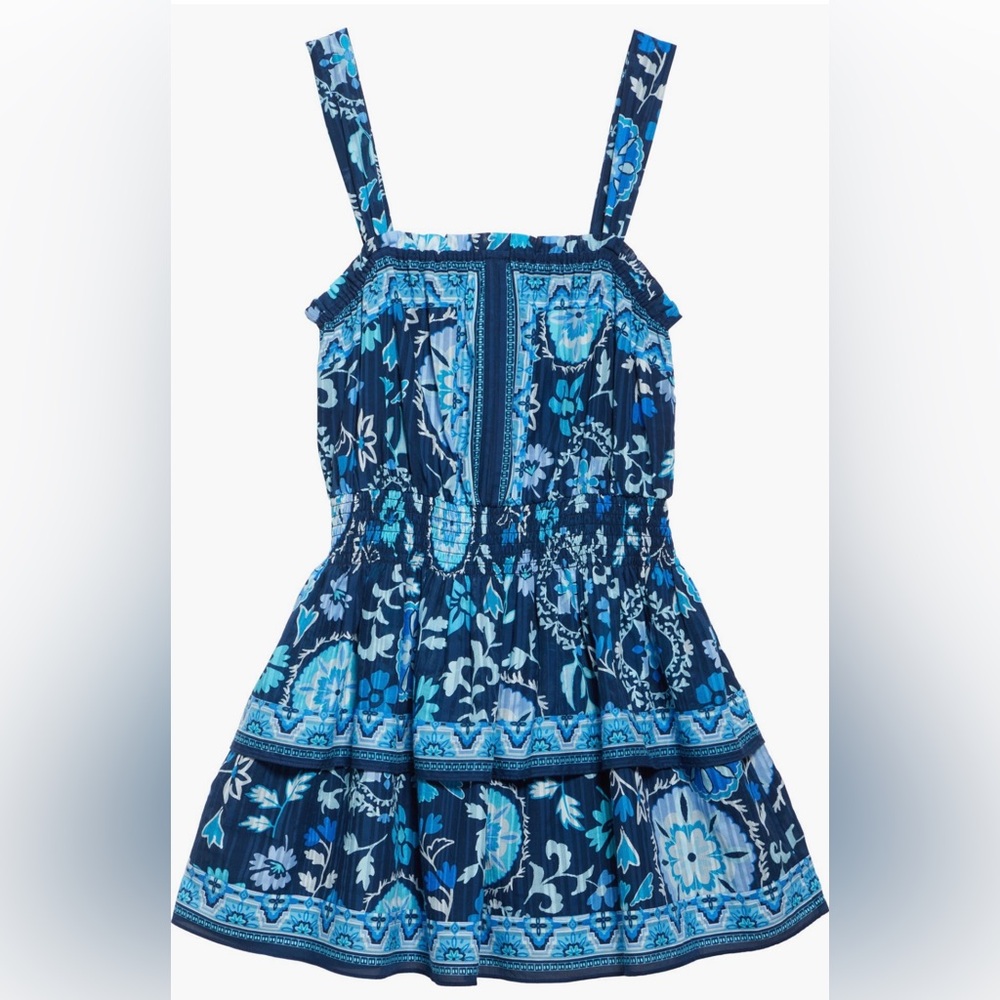 NEW Ramy Brook Alicia Mixed Print Cotton Blend Minidress - Picture 5 of 5